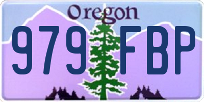 OR license plate 979FBP