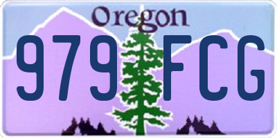 OR license plate 979FCG