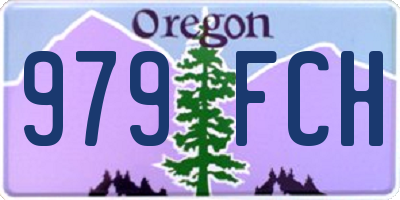 OR license plate 979FCH