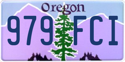 OR license plate 979FCI