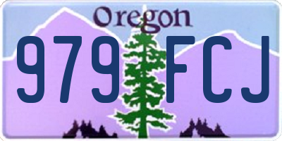 OR license plate 979FCJ