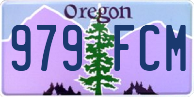 OR license plate 979FCM