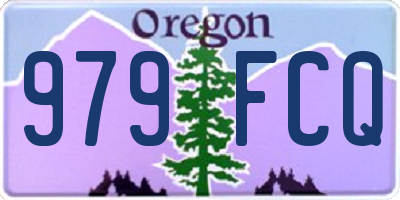 OR license plate 979FCQ