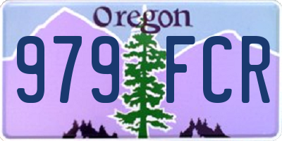 OR license plate 979FCR