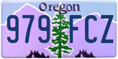 OR license plate 979FCZ