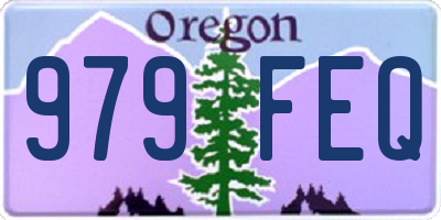 OR license plate 979FEQ