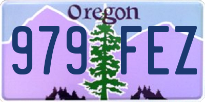 OR license plate 979FEZ