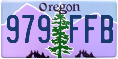 OR license plate 979FFB