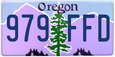 OR license plate 979FFD