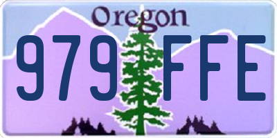 OR license plate 979FFE