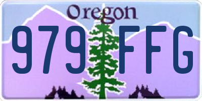 OR license plate 979FFG