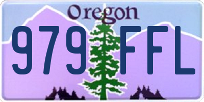OR license plate 979FFL