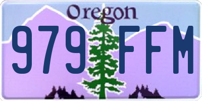 OR license plate 979FFM