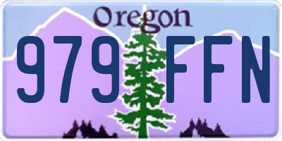 OR license plate 979FFN