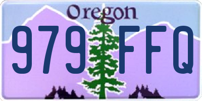 OR license plate 979FFQ