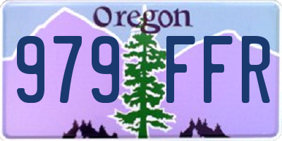 OR license plate 979FFR