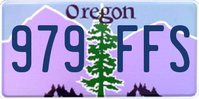 OR license plate 979FFS