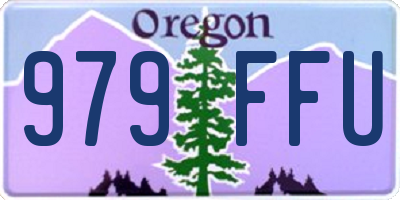 OR license plate 979FFU