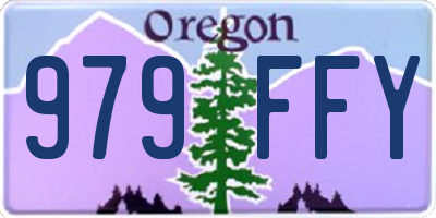 OR license plate 979FFY