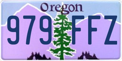 OR license plate 979FFZ