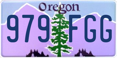 OR license plate 979FGG