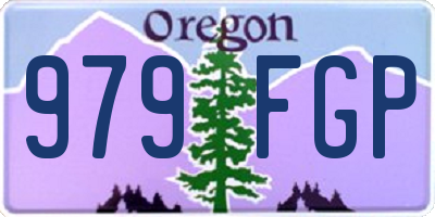 OR license plate 979FGP