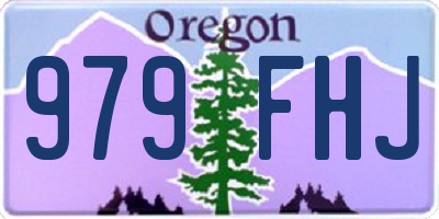 OR license plate 979FHJ