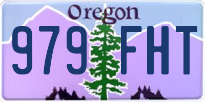 OR license plate 979FHT