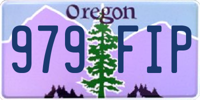 OR license plate 979FIP