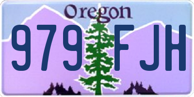OR license plate 979FJH