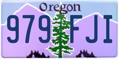 OR license plate 979FJI