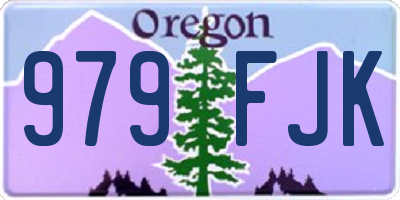 OR license plate 979FJK