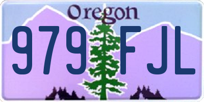 OR license plate 979FJL