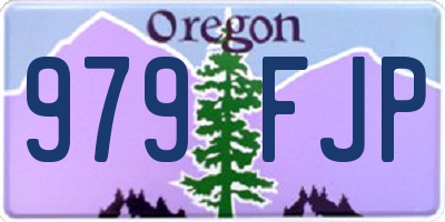OR license plate 979FJP