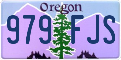 OR license plate 979FJS