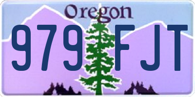 OR license plate 979FJT