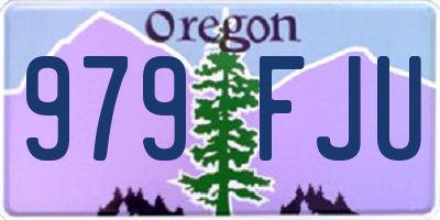 OR license plate 979FJU