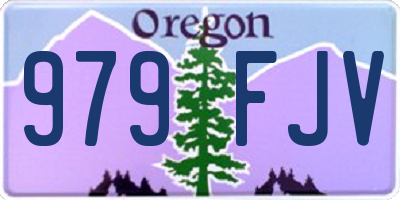 OR license plate 979FJV