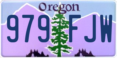 OR license plate 979FJW