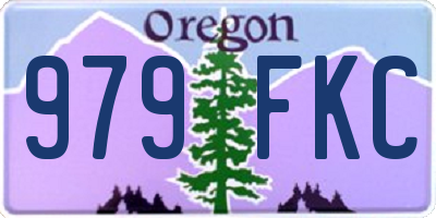 OR license plate 979FKC