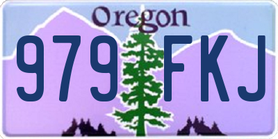 OR license plate 979FKJ