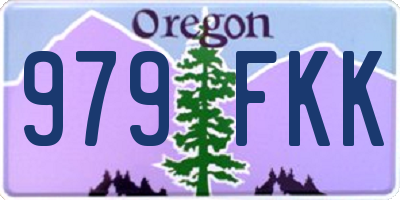 OR license plate 979FKK