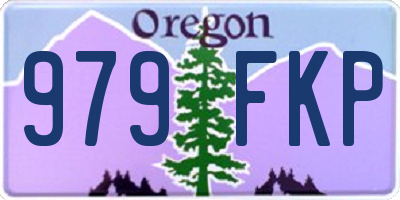 OR license plate 979FKP