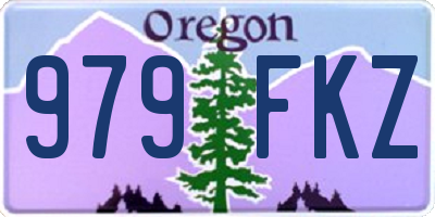 OR license plate 979FKZ