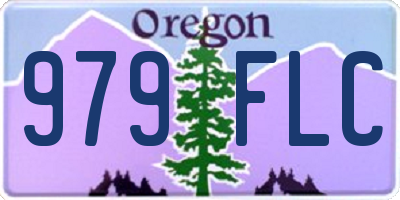 OR license plate 979FLC