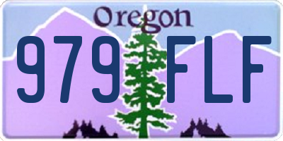 OR license plate 979FLF