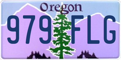 OR license plate 979FLG