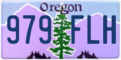 OR license plate 979FLH
