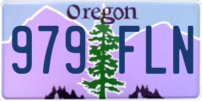 OR license plate 979FLN