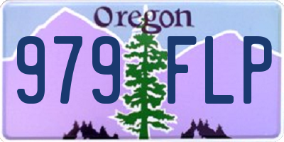 OR license plate 979FLP